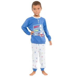 Pigiama Bimbo Lungo in Cotone Jersey Gary Art.L20024