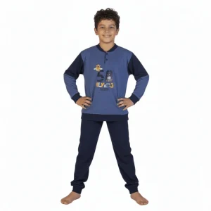 Pigiama Bimbo Lungo in Punto Milano Serafino Maele Art.AI243