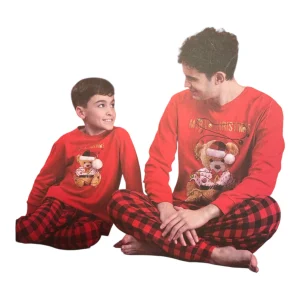 Pigiama Bimbo Lungo Natalizio in Caldo Cotone Oronero Art.OUNB05