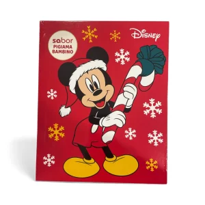 Pigiama Bimbo Lungo Natalizio in Caldo Cotone Serafino Sabor TOPOLINO Art.DYK2682