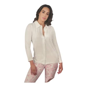 Pigiama Donna Aperto Lungo in Cotone Jersey Oronero Art.OD397