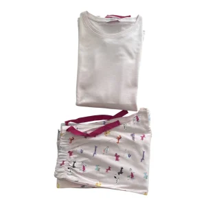 Pigiama Donna Lungo in Cotone Interlock Girocollo Enrico Coveri Art.EP6216