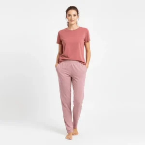 Pigiama Donna Lungo in Cotone Jersey Mezza Manica Jadea Art.3304