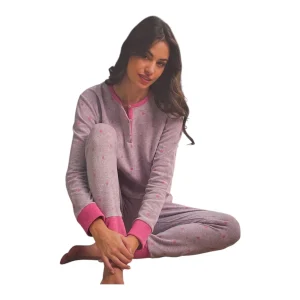 Pigiama Donna Lungo in Punto Milano Serafino Il Granchio Art.GP6110