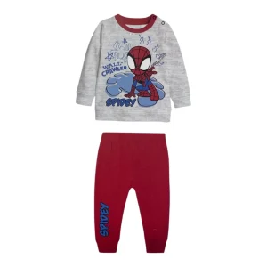 Pigiama Neonato Lungo in Cotone Felpato Spalla Aperta Sabor SPIDERMAN Art.MV32K2048
