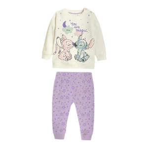 Pigiama Neonato Lungo in Cotone Interlock Spalla Aperta Sabor Disney STITCH Art.DY32P3452