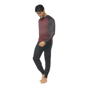 Pigiama Uomo Lungo in Cotone Interlock Serafino Lotto Art.LP2124