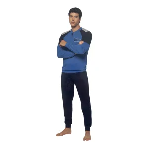 Pigiama Uomo Lungo in Cotone Jersey Lotto Art.LP1176