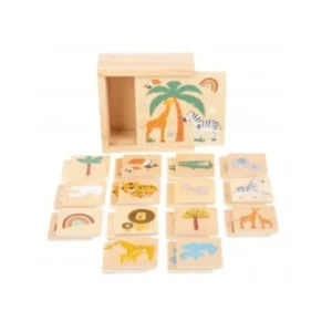 Memory in Legno - Safari  - Gioco in legno per bambini