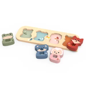 Speedy Monkey - Puzzle Animali – gioco in legno bambini