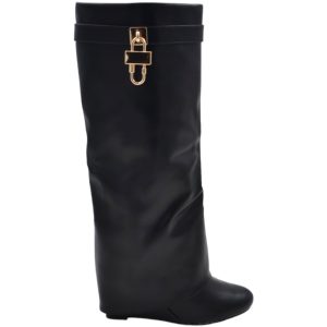 stivali con risvolto