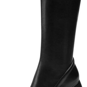 stivali con zeppa e plateau