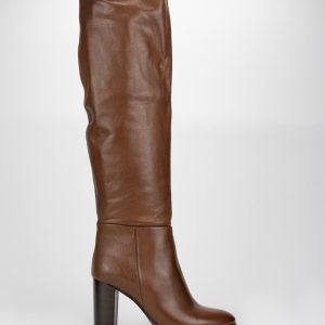 stivali cuoio donna
