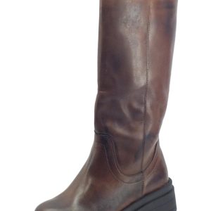 stivali donna marroni