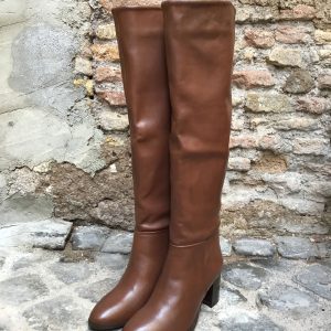 stivali donna marroni