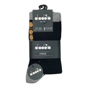 Tri-Pack Calza Corta Bimbo in Caldo Cotone Costina Diadora Art.D1945/3CD