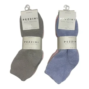 Tri-Pack Calza Corta Donna in Morbida Spugna Pezzini Art.DCZ-605 ANGORETTA