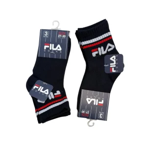 Tri-Pack Calza Corta Uomo Bike Fantasia in Cotone Fila Art.F9398